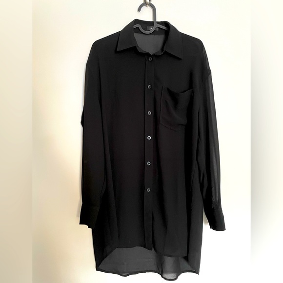 Papaya Oversized Shirt - Size S - Picture 2 of 3